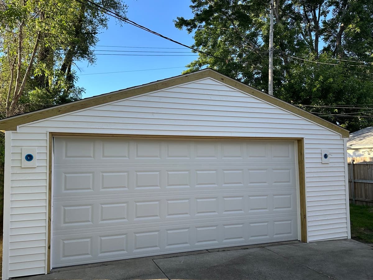 After — renovated detached garage by Done Right Homes