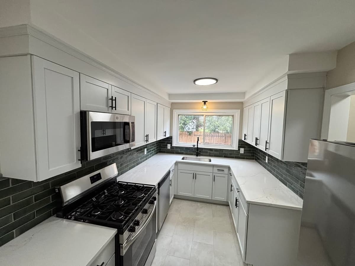 After — renovated kitchen by Done Right Homes